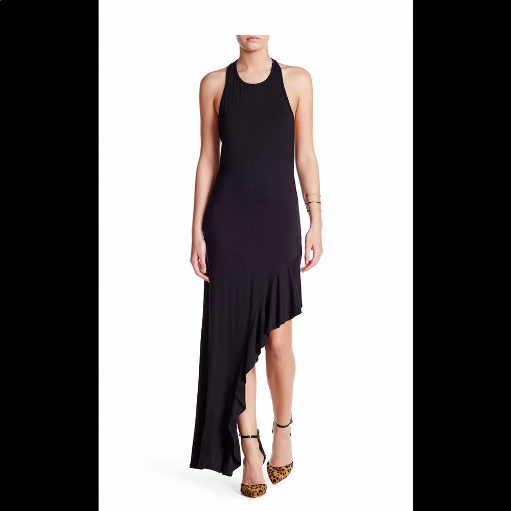 Go Couture High Ruffle Dress NWOT